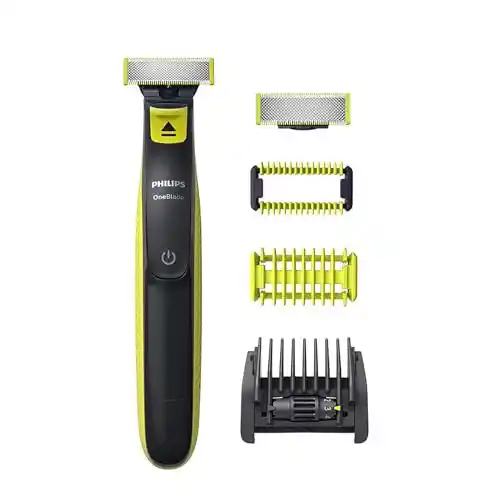 Philips OneBlade para cara y cuerpo, recorta, perfila y afeita.