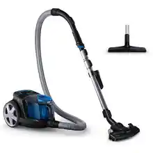Philips PowerPro Compact  - Aspirador con Sistema Ciclonico sin Bolsa, Deposito 1.5 L, Filtro Antialergias, Facil de Limpiar