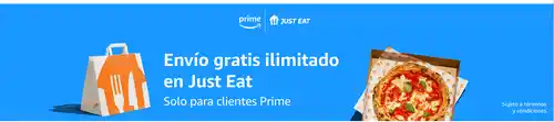 Envío gratis ilimitado en Just Eat con Amazon