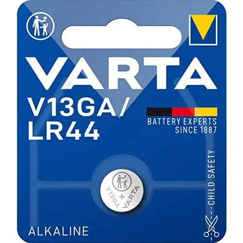 Pila de botón Varta V13GA/LR44 de 1,5V
