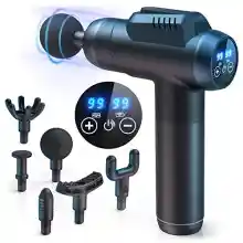 Pistola de Masaje Muscular con 6 Cabezales