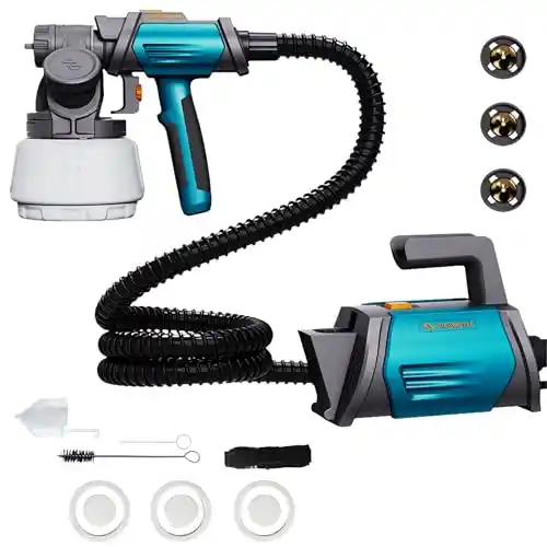 Pistola de pintura Tilswall 800W HVLP + 4 accesorios