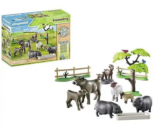 PLAYMOBIL Country 71307 Set Animales,con adorables Animales