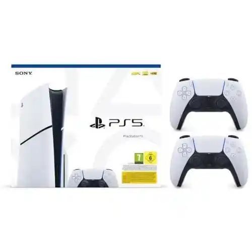 Playstation 5 Slim (Lector), Chasis D, 1TB + 2 mandos Dualsense