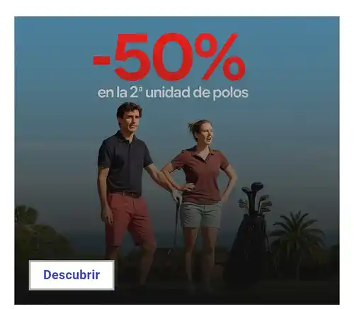 Polos 50% en Decathlon