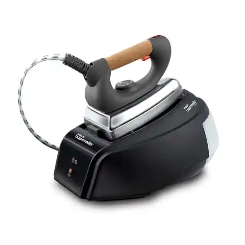 Polti Vaporella Forever 615 Pro, Plancha de Vapor con Caldera con Autonomía Ilimitada, 4 Bares de Presión, Potencia 2150 W, Depósito Extraíble de 0,7 L, Calentamiento en 3 Minutos, Negro y Acero