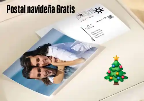 Postal Navideña GRATIS Personalizada