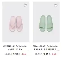 Prendas con descuento en la web de Polinesia 👙👟👞👠🩴