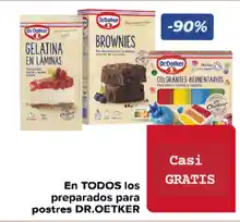 Preparados para postres Casi GRATIS en Carrefour con la app: Gelt