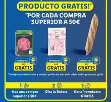 Producto Gratis en lidl por compras +50€