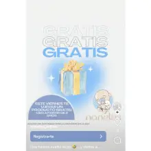 Producto GRATIS para niños a partir de 2 años (se paga envío)