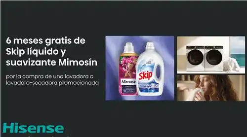 6 meses gratis de Skip y Mimosín gracias a Hisense (Regalo por compra)