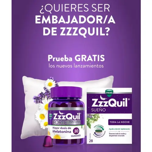 Próxima a ti busca embajadores para Zzzquil (Club de probador@s)