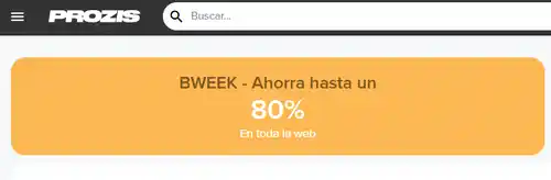 Prozis 80 % de descuento (código descuento)