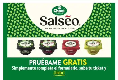 PRUEBA GRATIS CHOVÍ SALSEO (Reembolso)