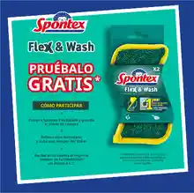Prueba gratis Flex&Wash la nueva bayeta de Spontex (Reembolso)
