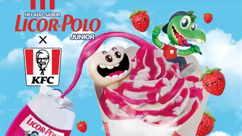 Prueba Gratis Helado Licor del Polo Junior con KFC (Promoción por compra)