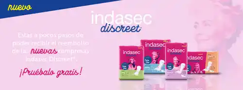 Prueba gratis Indasec Discreet (Reembolso)