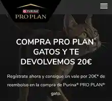 Prueba gratis purina pro plan para gatos (Reembolso)