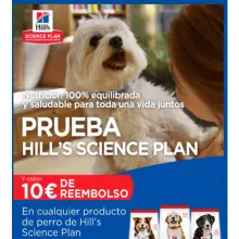 Prueba Gratis Hill's y recibe 10€ de reembolso