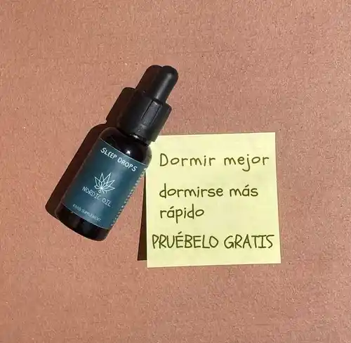 Prueba las Gotas para dormir de Nordic Oil GRATIS, pagando solo el envio 6,95'