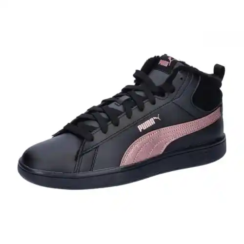 PUMA Smash 3.0 Mid Wtr, Zapatillas Unisex adulto, Black Rose Gold Metallic, 42 EU