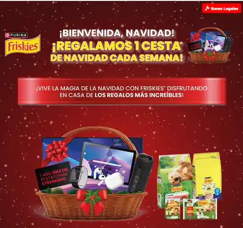 Purina te regala una Cesta de Navidad cada Semana (sorteos)