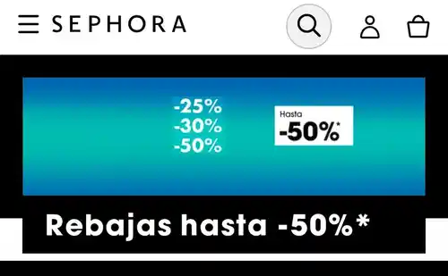 REBAJAS en Sephora de hasta -50% DE DTO‼️