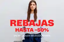REBAJAS HASTA 50% BERSHKA
