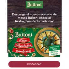 Recetario Buitoni gratis