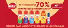 Reembolso 70% En productos Autan