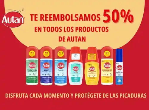Reembolso del 50% en Autan! Compra y recupera hasta 6€ 🔥