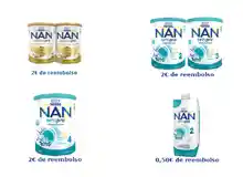 Reembolso en alimentación infantil Nestlé Leche de continuación NAN