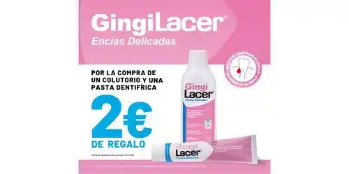 Gingilacer 4€ de regalo al comprar Colutorio y dentífrico (Reembolso)