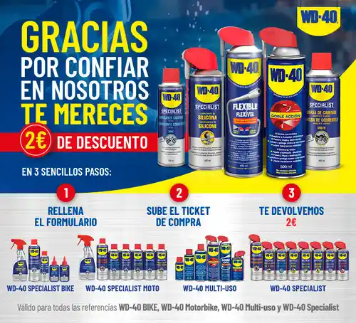 Reembolso WD-40: Recupera 2€ por Producto Adquirido