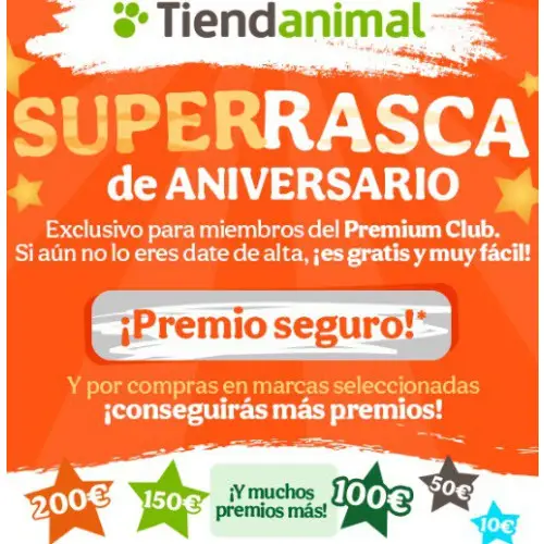 Regalo Seguro Aniversario Tiendanimal (Sorteo)