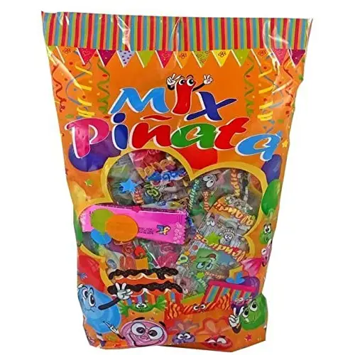 Relleno para piñatas sin gluten; Surtido de Chuches y Golosinas; Bolsas de Cumpleaños y Fiestas Infantiles. Con Envoltorios Individuales.