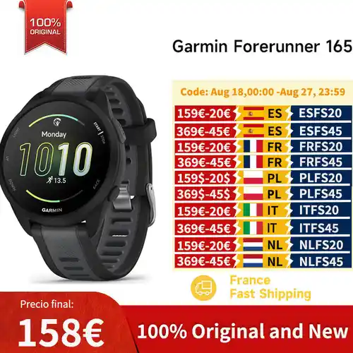 Reloj inteligente deportivo Garmin Forerunner 165