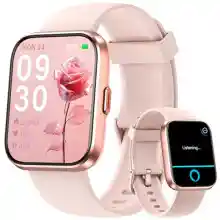 Reloj Inteligente Mujer con Llamadas y Alexa Incorporada,1.8" Smartwatch Mujer con Pulsómetro/sueño/SpO2,WhatsApp Notificaciones,110+ Modos Deportivos,Reloj Deportivo Impermeable IP68 para Android iOS