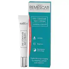 Remescar Contorno de Ojos Crema de Día 15ml - Crema para el día con Vitamina C y Cafeína, ayuda a Reducir los Signos del Envejecimiento - Suaviza y da Brillo a la Zona de ojos