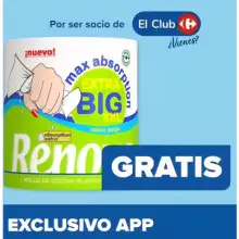 Renova Big Extra Absorption GRATIS 23/06 en Carrefour