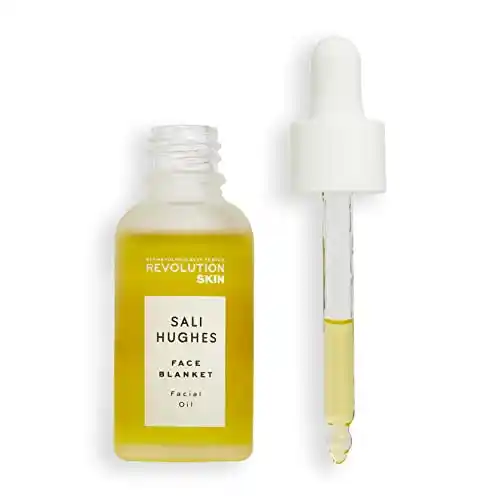 Revolution Beauty London Skincare x Sali Hughes Face Blanket Aceite Facial, Refresca la Piel Opaca, Hidratante Para Todo Tipo de Piel, 30ml