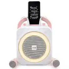 RockJam Ring Bluetooth Karaoke Machine with Two Mics - Recargable|Cambiador de voz