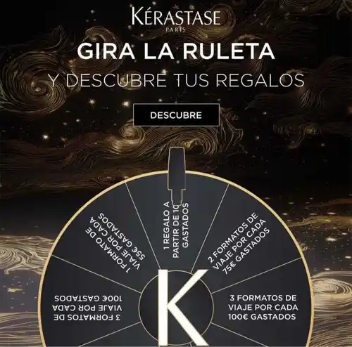 Ruleta de la Fortuna Kerastase llévate exclusivos Realos y un premio Final