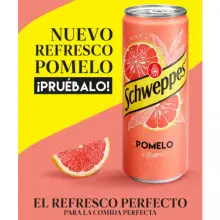 Samplia - Prueba gratis Schweppes de pomelo (Madrid y Barcelona)