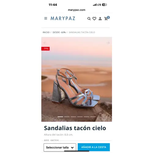 Sandalias tacón cielo - Marypaz