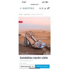 Sandalias tacón cielo - Marypaz