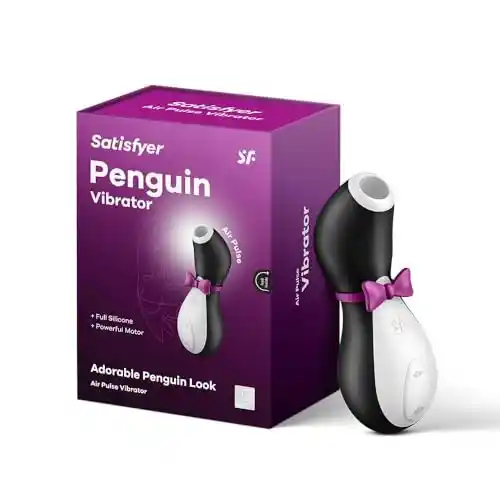 Satisfyer Pro Penguin | Vibrador con tecnología de batería recargable | 11 modos de vibración | Resistente al agua (IPX7) | Juguete erótico para el clítoris | Juguetes sexuales para mujeres