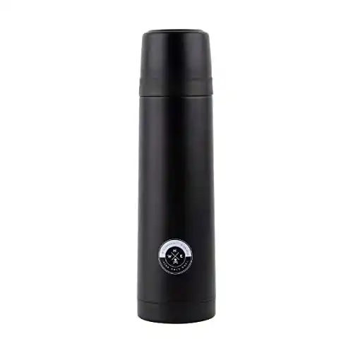 Scalpers HOME | Botella Térmica de 500 ml con Tapón de Rosca | Fabricada con Acero Inoxidable | Doble Pared Para Mantener La Temperatura | Diseño con Logo