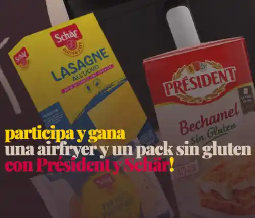 SCHÄR SORTEA 3 FREIDORAS DE AIRE + LOTES DE PRODUCTOS SIN GLUTEN